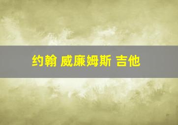 约翰 威廉姆斯 吉他